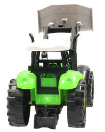 Traktor z łyżką, spychem 4