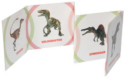 Książka rozkładana DINOZAURY 2