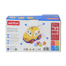 AUTO WESOŁEK SORTER Z DŹWIĘKAMI Smily Play 4
