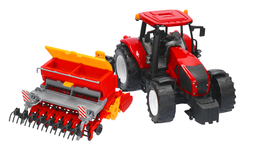 Duży traktor z siewnikiem  6