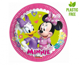Talerzyki papierowe MYSZKA MINNIE 20cm 2