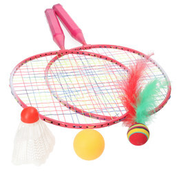 Badminton rakietki zestaw krótka rączka 7