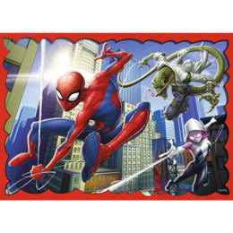 Puzzle 4w1 Bohaterski SPIDER-MAN 4