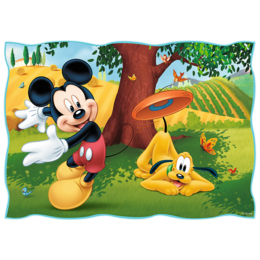 Puzzle 4w1 Fajny dzień Mikiego MYSZKA MIKI 4