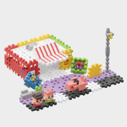 Klocki MINI WAFLE  Sklep 148el 8
