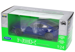 Auto FORD MUSTANG GT 2015 model metalowy WELLY 1:24 9