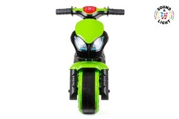Jeździk motor ŚCIGACZ zielony odpychacz 3
