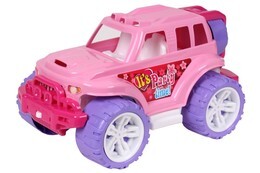 Auto JEEP różowy TERENÓWKA 2