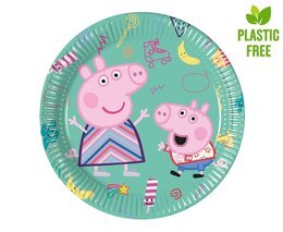 Talerzyki papierowe ŚWINKA PEPPA 20cm 2