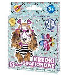 KREDKI 12 KOLORÓW ASTRA PIESKI GLINKA KOALINOWA 2