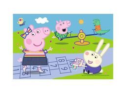 Puzzle 54 mini ŚWINKA PEPPA Gra w klasy 2