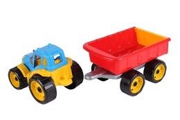 Traktor z przyczepą do piaskownicy 5
