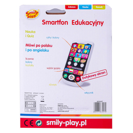 Edukacyjny smartfon dwujęzyczny telefon Smily Play 4