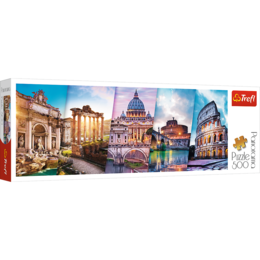 Puzzle 500 panorama PODRÓŻ DO WŁOCH  2