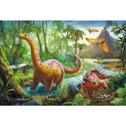 Puzzle 60 WĘDRÓWKA DINOZAUÓW  2