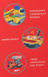AUTO DO SKRĘCANIA straż pożarna z dżwiękiem Smily Play 5