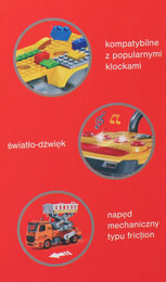 AUTO DO SKRĘCANIA podnośnik z platformą i z dżwiękiem Smily Play 3