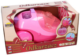 Odkurzacz na baterie różowy  2