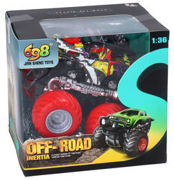 Auto MONSTER TRUCK samochód terenowy w pudełku 3