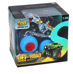 Auto MONSTER TRUCK samochód terenowy w pudełku 4