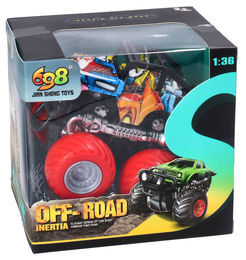 Auto MONSTER TRUCK samochód terenowy w pudełku 5