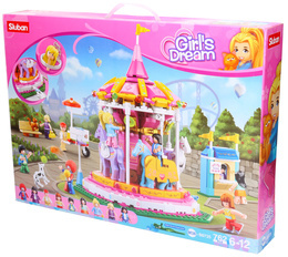 Klocki Sluban WESOŁE MIASTECZKO - BAJECZNA KARUZELA Girl's Dream 2