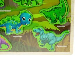 Układanka drewniana DINOZAURY 3