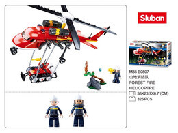 Klocki Sluban HELIKOPTER TRANSPORTOWY STRAŻ POŻARNA 5