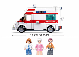 Klocki Sluban AMBULANS Kareta pogotowia 328el 8