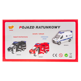 AUTOSTRAŻ POŻARNA BUS światło dźwięk Smily Play 3