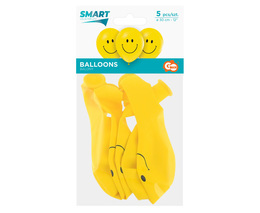 Balony z nadrukiem UŚMIECH 5szt 4