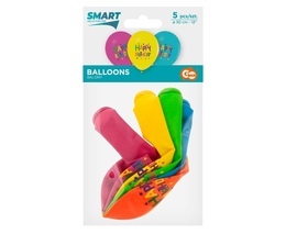 Balony z nadrukiem HAPPY BIRTHDAY 5szt 2