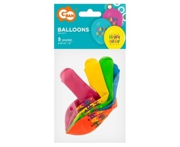 Balony z nadrukiem HAPPY BIRTHDAY 5szt 4