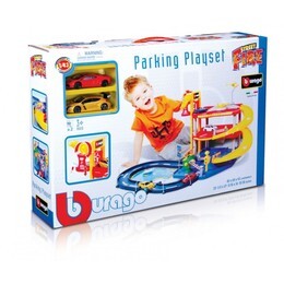 Parking samochodowy STRAZ POŻARNA Burago 17