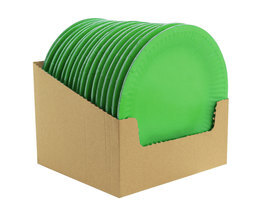 Talerzyki papierowe  pistacjowe 18 cm 2