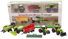 TRAKTOR zestaw z maszynami i kombajn 4