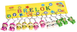 Brelok truskawka lalka 12szt 3