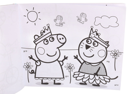  Kolorowanka Malowany świat Peppy. Zabawa w kolory. Świnka Peppa 2