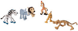 Figurki zwierzęta safari  z MADAGASKARU  3
