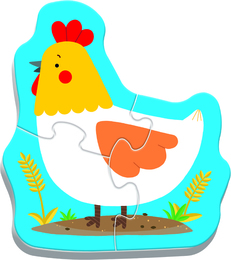  Baby Puzzle Classic Zwierzęta na wsi  3