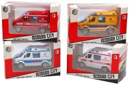 Auto metalowe POLICJA AMBULANS  2