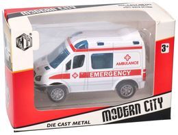 Auto metalowe POLICJA AMBULANS  3