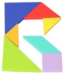 TANGRAM układanka logiczna kształty 5