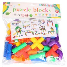 Klocki przestrzenne 3D RURKI 2