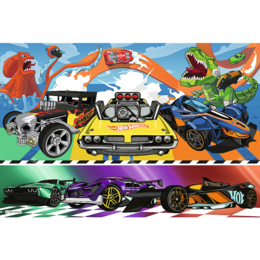 Puzzle 100 Pędzące samochody Hot Wheels  2