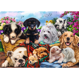 Puzzle 500 UFT Lazy Doggies 2