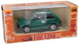 Auto FIAT 126p MALUCH model metalowy WELLY 15