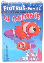 Karty Piotruś W OCEANIE 2 gry MEMO 7