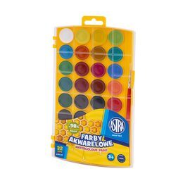 Farby akwarelowe  32 kolory ASTRA 2