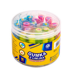 GUMKA I LINIJKA 2w1 ASTRA 2
